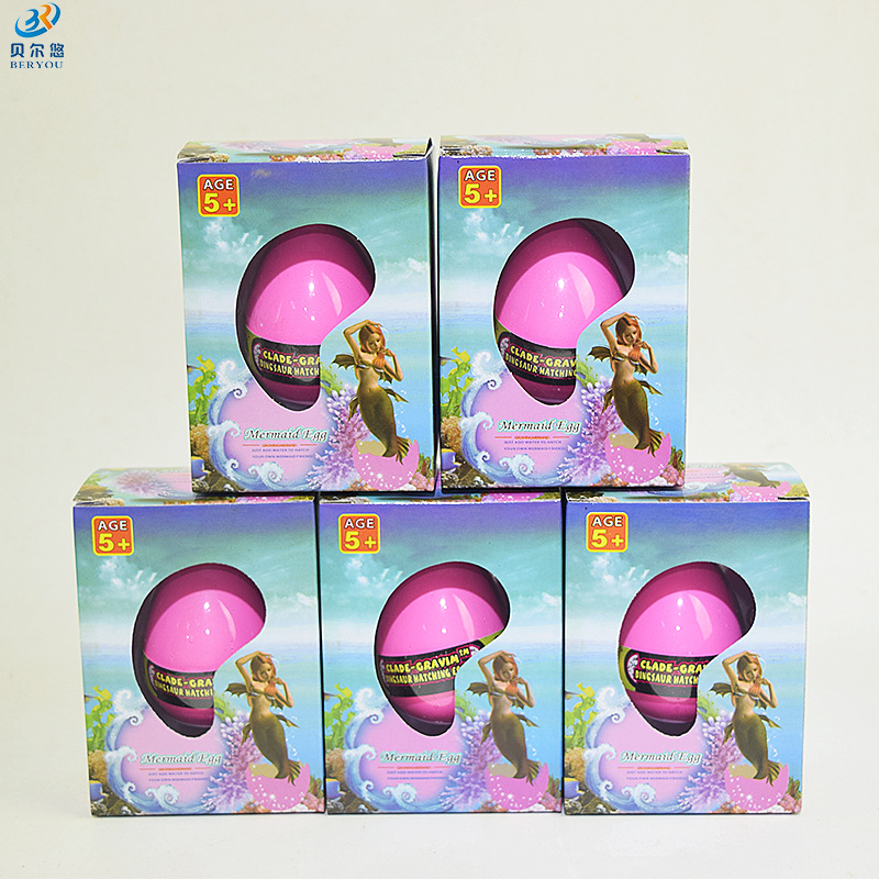 Picture of Cross-border Hot Bubble Water Expansion Unicorn Mermaid Hatching Egg Small Goldfish Expansion Resurrection Egg Children's Small Toys
