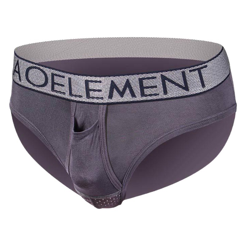 Men's Underwear Sexy Triangle Pants Bullet Separated Lightweight Comfortable Double Cushion Bag Holder U Convex Summer Breathable Shorts Head