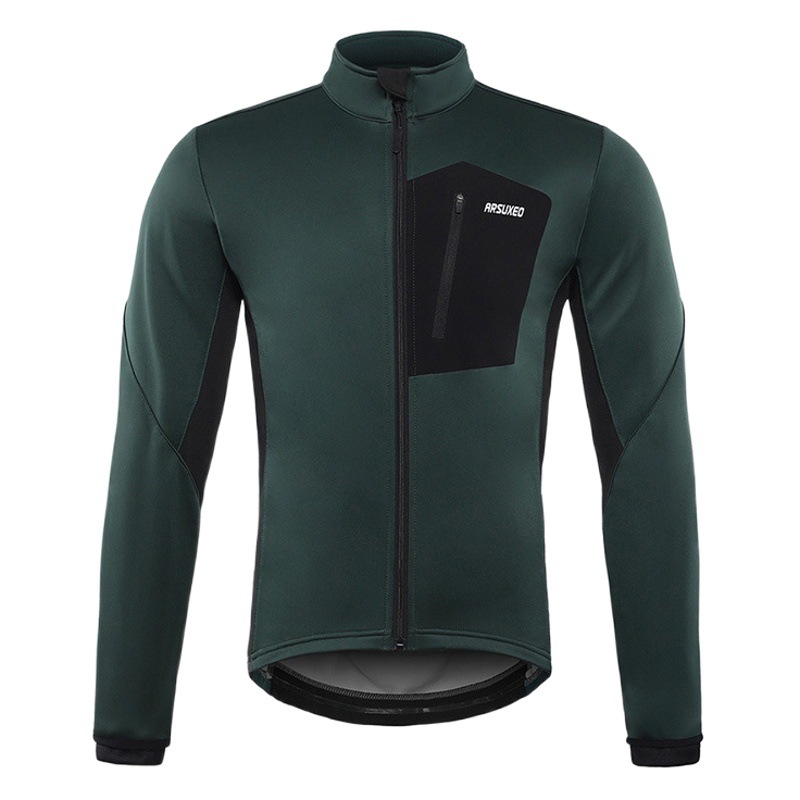 Foreign trade new spot autumn and winter weatherproof fleece color matching riding sportswear jacket jacket men 21C