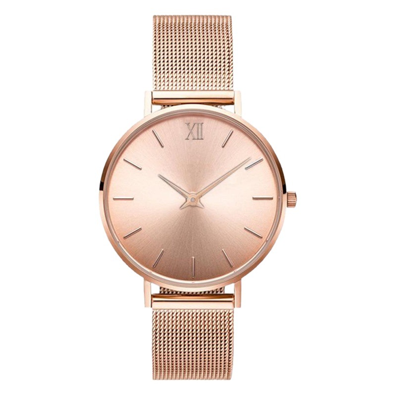 Simple Ultra-thin Women's Car Line Belt ROSE Phil Women's Waterproof Watch 785
