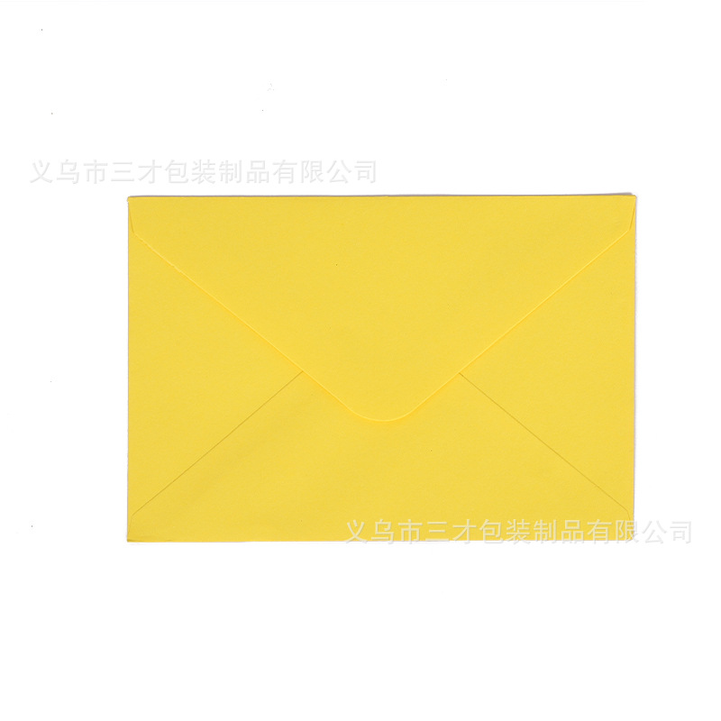 Picture of In stock wholesale solid color European color double adhesive paper Western envelope Kraft paper black Kali seal cross-border Amazon