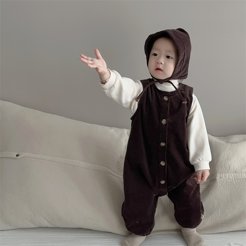 Baby Autumn Outfit Korean Style Children's Wear Autumn Baby Bottoming Shirt Two-Piece Set Boys' Autumn suit