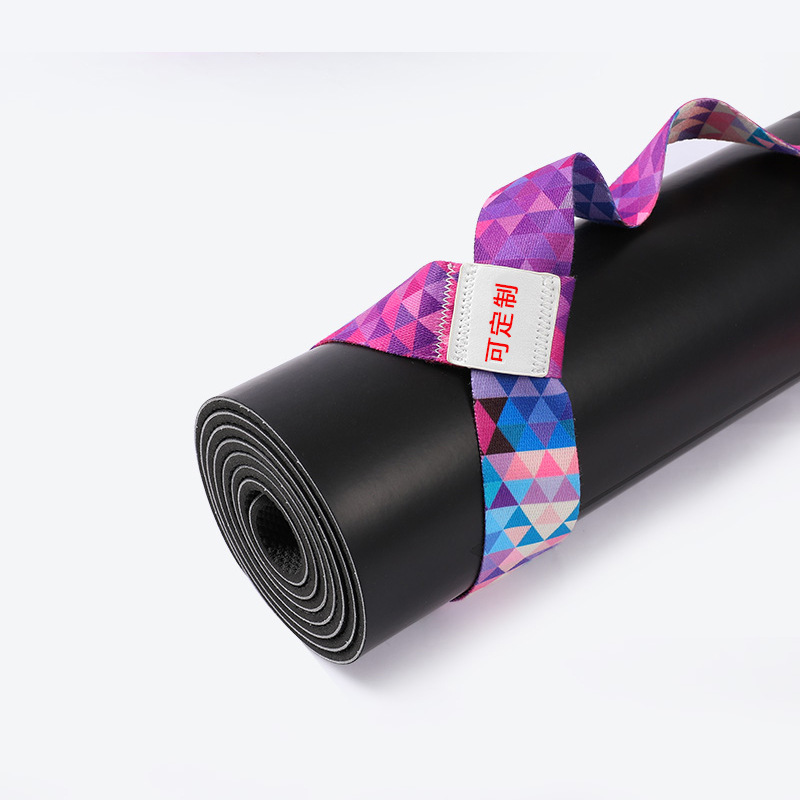 Picture of Factory Wholesale Digital Printing Yoga Mat Straps Nylon Colorful Binding Straps Storage Straps Binding Rope Yoga Stretch Straps