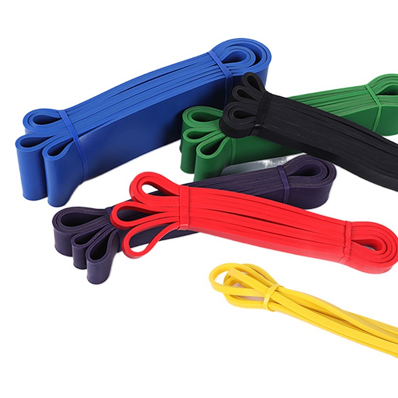 Picture of Latex TPE resistance band fitness elastic ring squat hip pull-up training yoga fitness pull-up ring