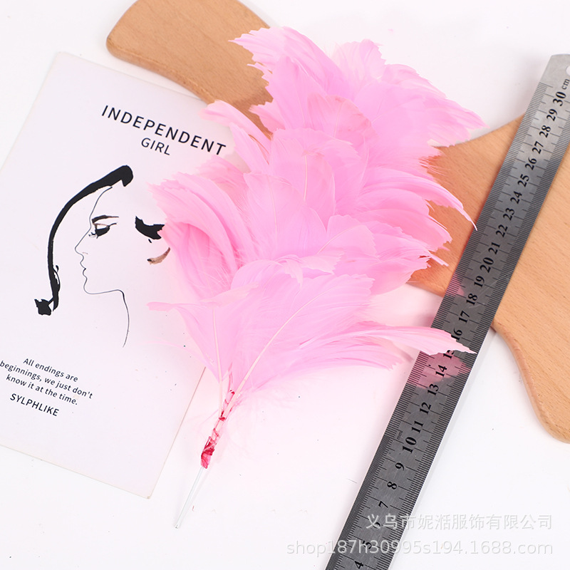 Picture of Goose Feather Soft Floating Wire Flower Headwear Clothing Dress Accessories Stage Performance Feather Hair Accessories Hat Wholesale Cross-Border