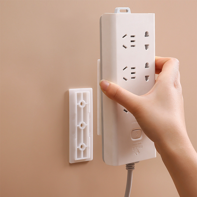 Plug-in cable board holder household free-order plug-in storage wall socket wall-mounted plug-in board router holder
