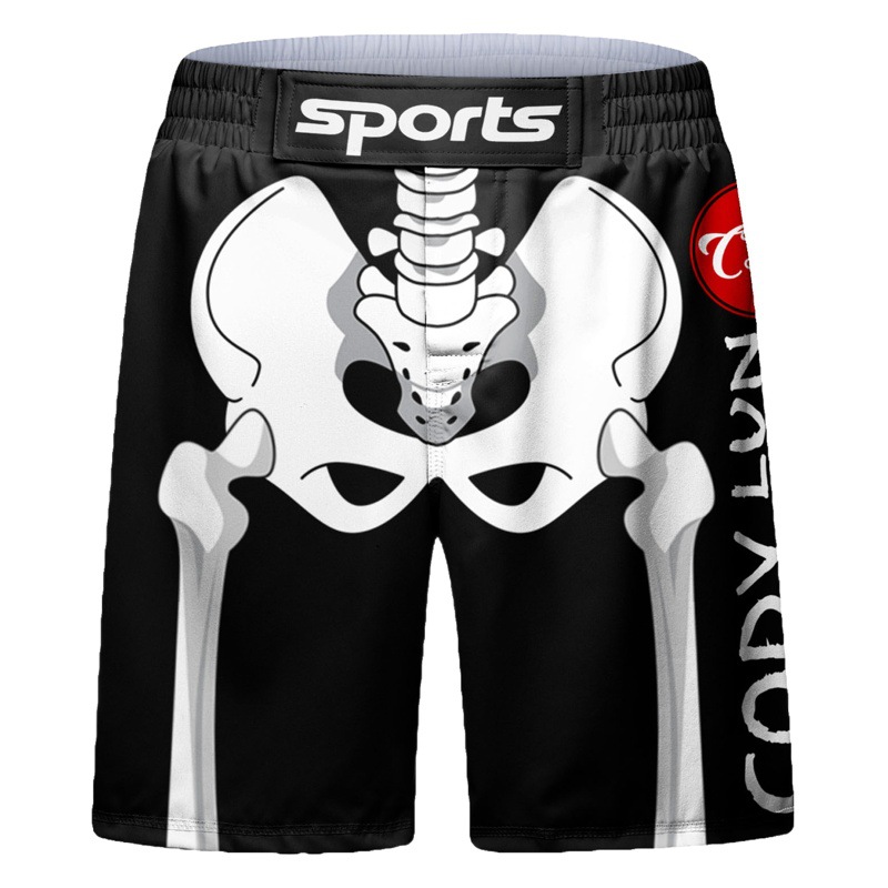 Men's sports shorts fitness running exquisite printing summer quick-drying tight comfortable training pants sports casual pants