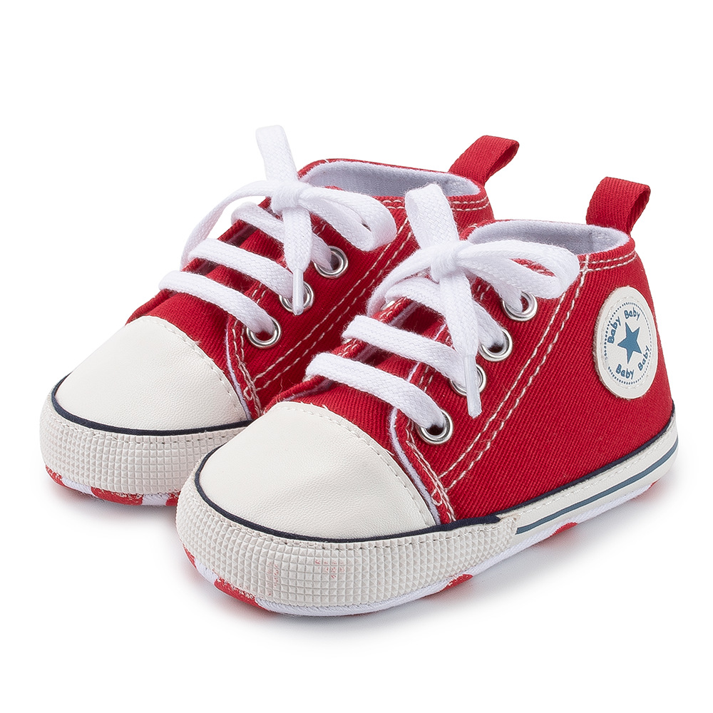 Picture of Amazon popular baby shoes baby shoes classic canvas shoes children's shoes soft bottom toddler shoes baby shoes
