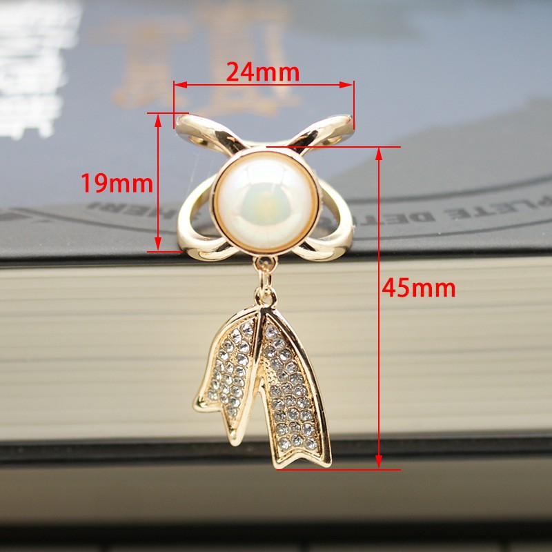 Picture of South Korea multi-functional scarf buckle high-grade Pearl fashion new Camellia windbreaker belt buckle high-end jewelry wholesale