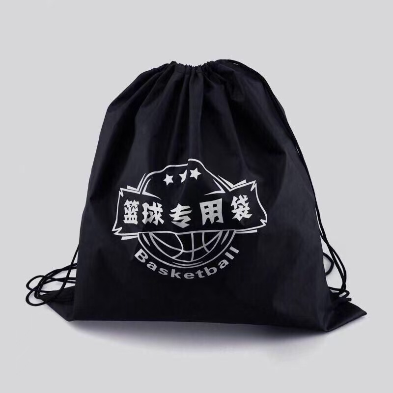 Picture of Basketball bag, basketball bag, basketball organizer, training bag, net double shoulder backpack, portable large capacity drawstring drawstring bag