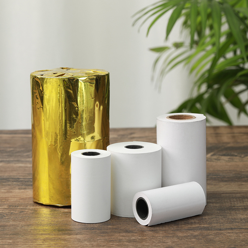 Picture of Shangyue thermal cash register paper 80*80x 60 boxes of small ticket paper cash register paper supermarket Meituan take-out small ticket machine paper