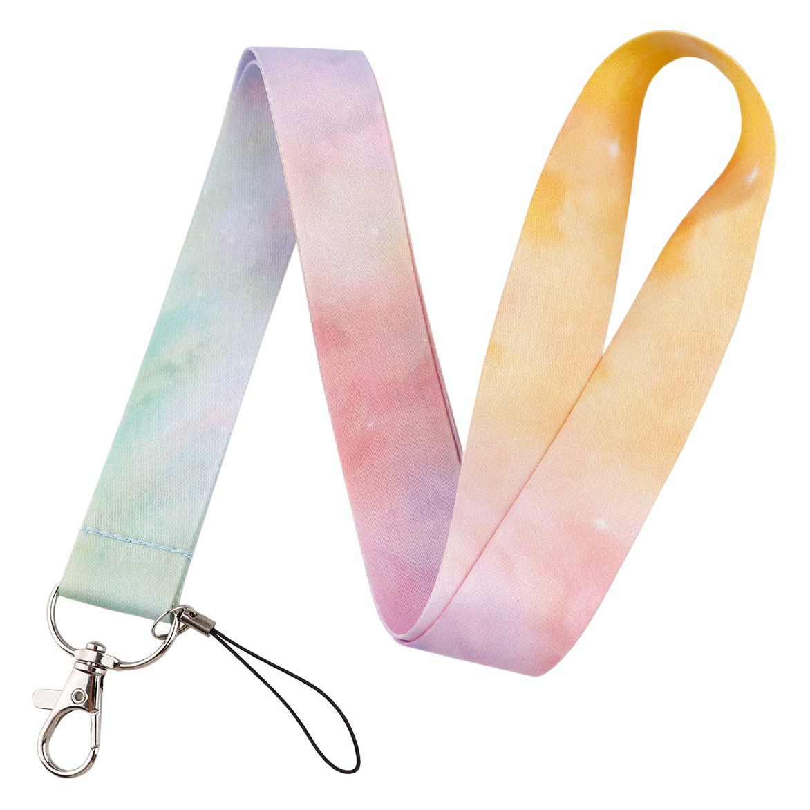 Amazon's Best-Selling Starry Sky Mobile Phone Lanyard Work Id Sling Badge Badge Card Holder Webbing Spot New Style