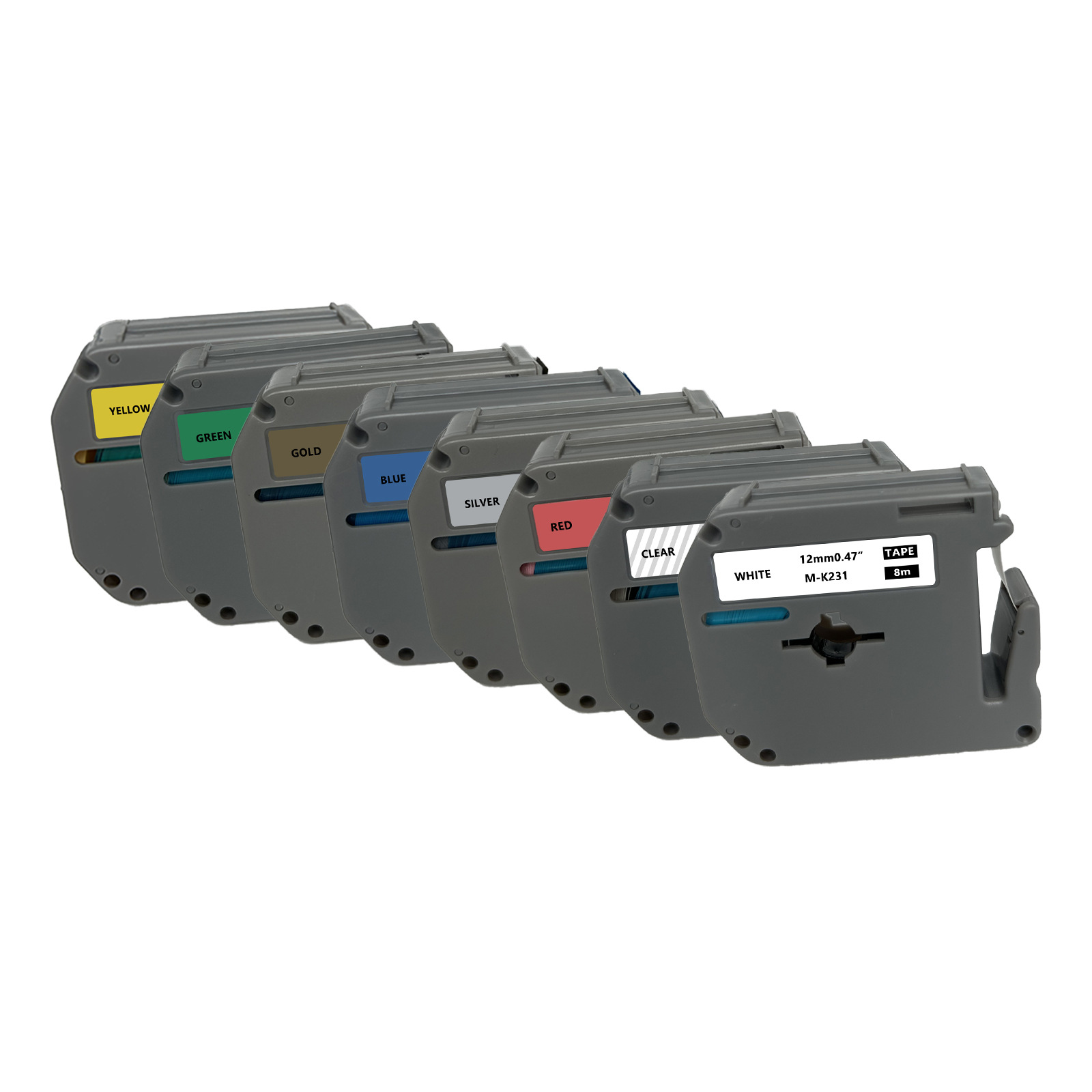 Picture of Ebeth applicable Brother label ribbon 9mm waterproof and scratch-resistant multi-specification M-K221 M-K series