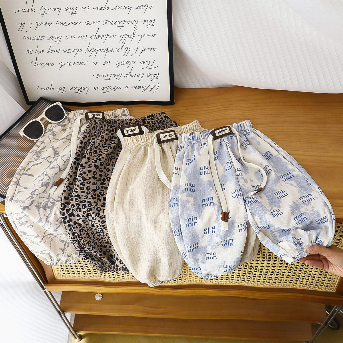 Children's pants summer new loose anti-mosquito pants boys Korean pants casual leggings breathable children's pants wholesale