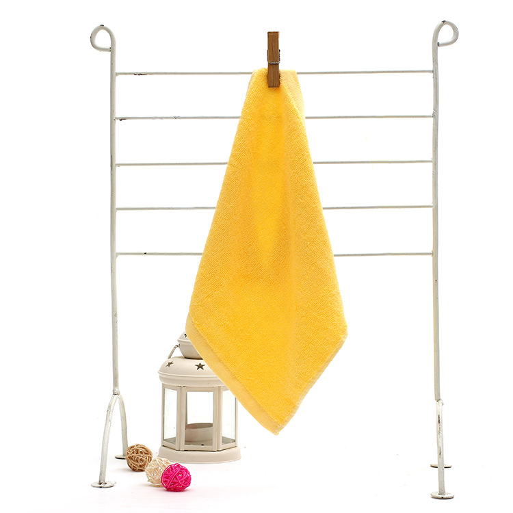 Picture of Bamboo Fiber Small Square Towel 25*25 Saliva Towel Face Wash Absorbent Plain Square Towel Kindergarten Kidsren's Handkerchief Small Towel