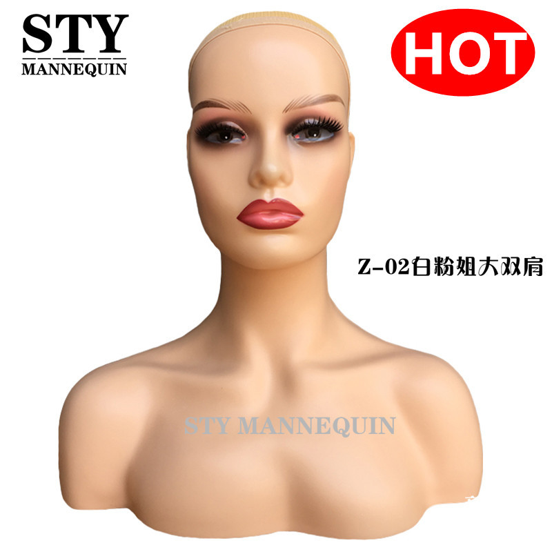 Picture of STY head model export best-selling dummy head model fashion female wig head model head model window display model head model