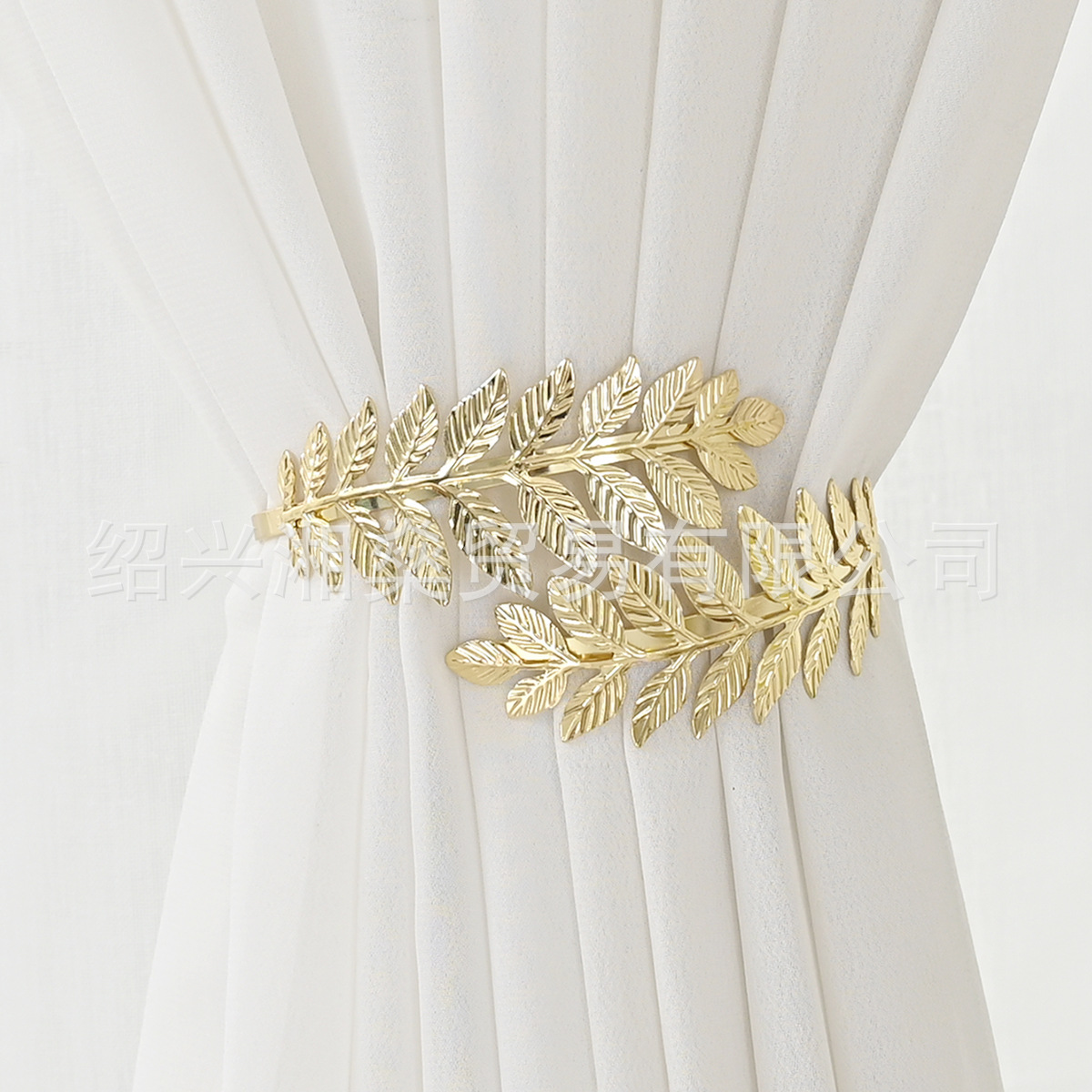 Modern Simple Metal Fortune Tree Curtain Strap Amazon Middle East Curtain Decorative Window Screen Buckle Finished in Stock