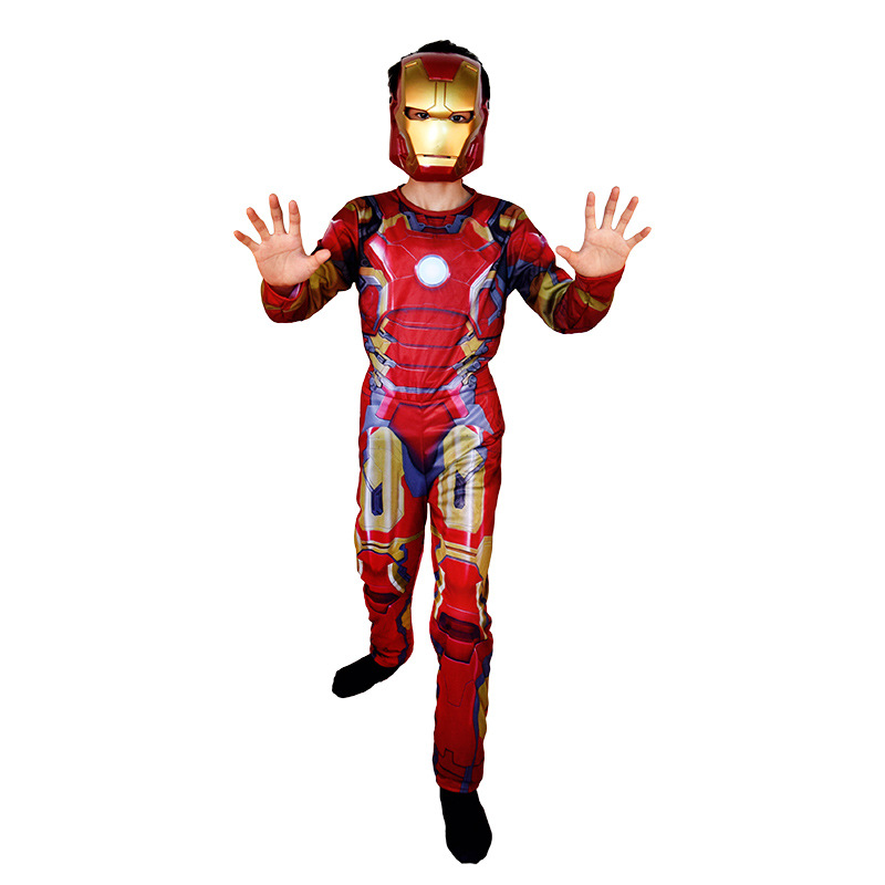 Picture of Spring and Autumn Iron Man Costume Stage Performance Suit Cosplay Children's Avengers Trendy Performance Costume