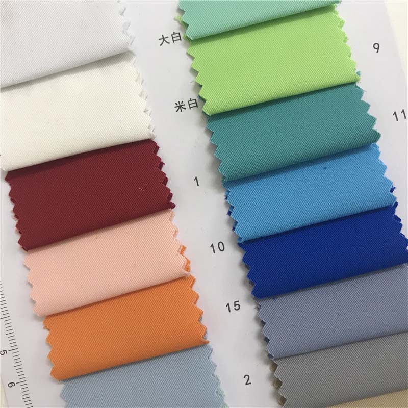 Fine silk thin oblique stretch Tencel fabric 47 color in stock supply fashion fabric 121746