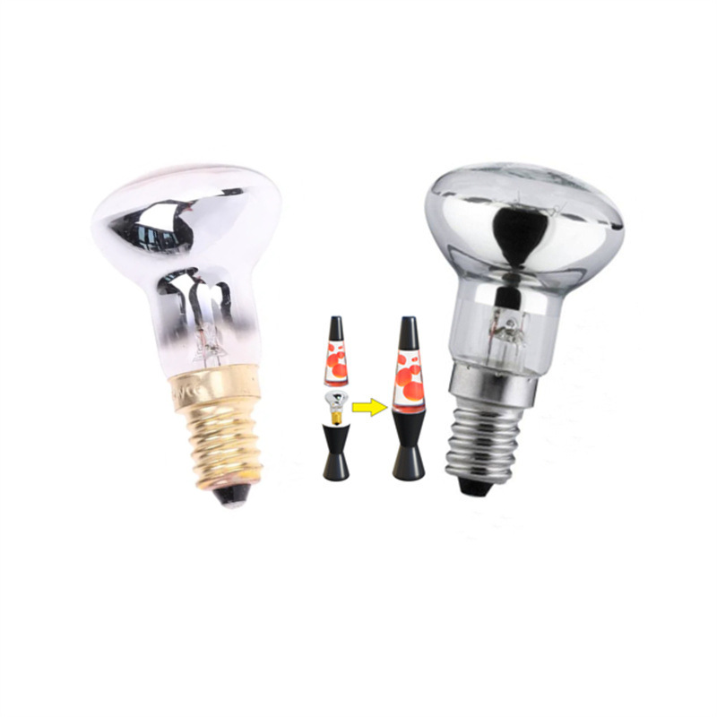 Lava Melt Wax Lamp Heating Bulb Us Standard R39E14E17 Reflective Spotlight Heating Bulb Cross-Border Best-Selling Set