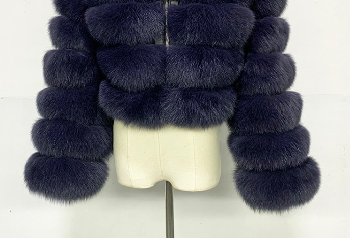 Picture of New imitation fur coat coat European and American fashion imitation fur factory wholesale Haining imitation fur fashion Joker