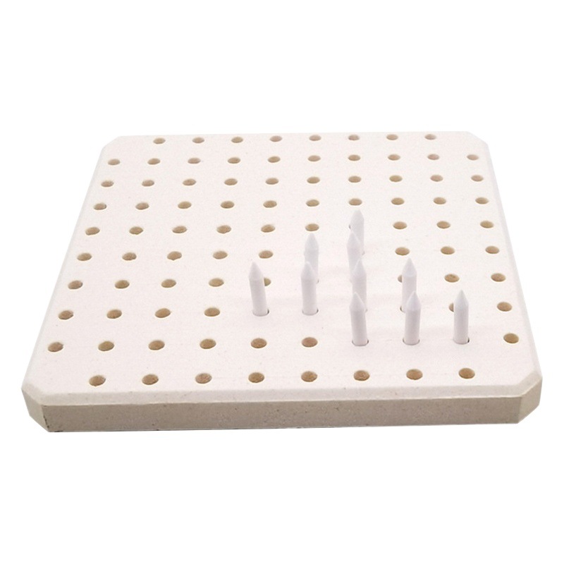 Burning Kiln Tools Ceramic Porous Refractory Pad Nail Kiln Accessories Electric Kiln Pad Cake Burning Kiln Anti-sticking Plate Gasket