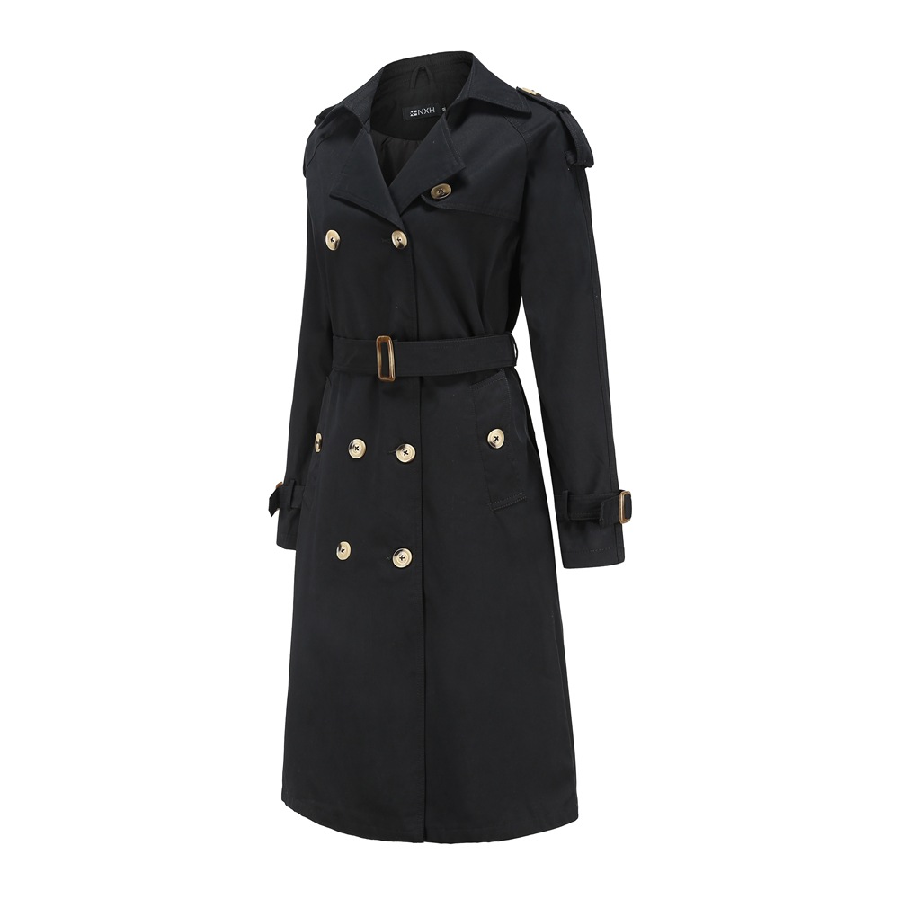 Picture of Windbreaker Coat Women's Mid-length Spring and Autumn Women's All-match Design Sense Tight Waist Slimming Suit Long Jacket High Sense