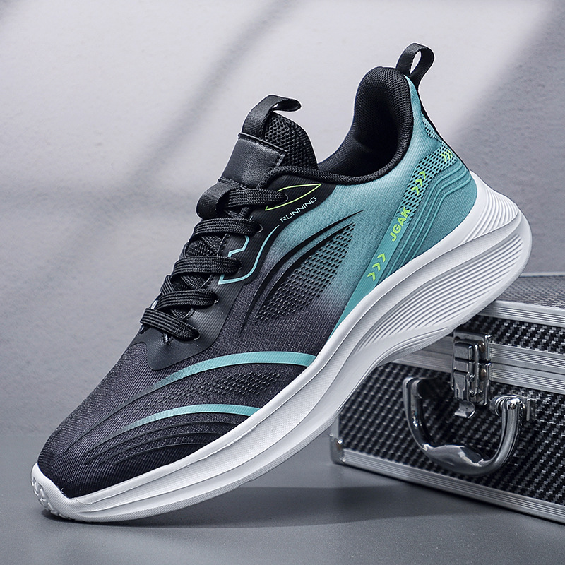 sneaker plus size 50 Men's Shoes Summer New Breathable Mesh Shoes Shock Absorption Non-slip Running Lightweight Shock Absorbing Casual Shoes