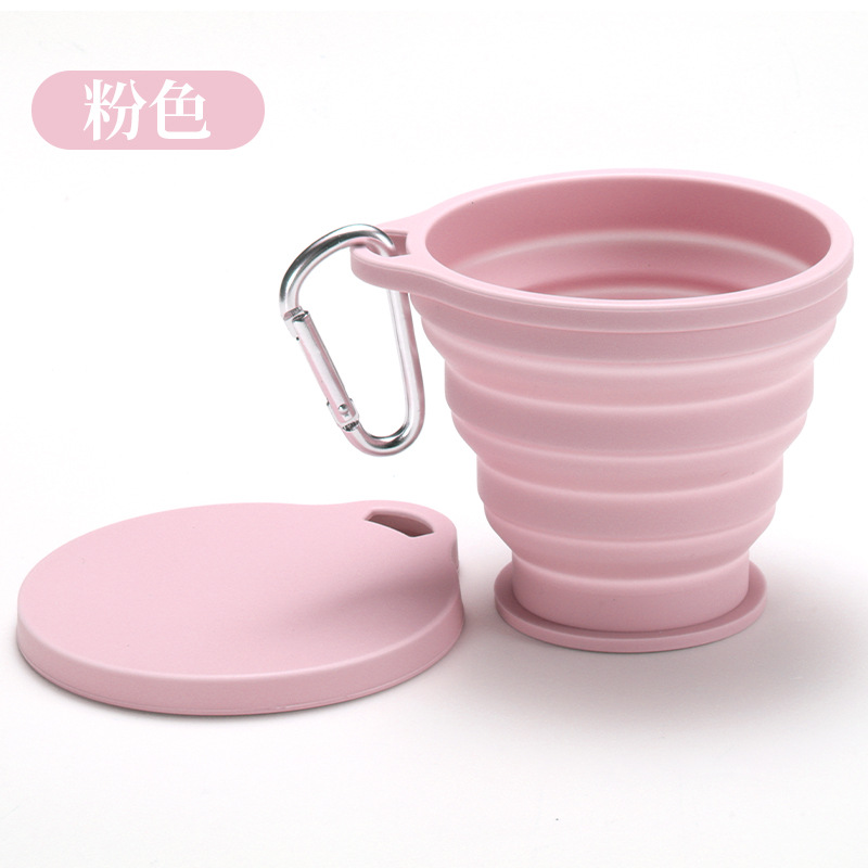 Picture of Silicone Foldable Cup, Large Diameter 320ml, Round Portable Cup, Factory Direct Sales Silicone Foldable Cup