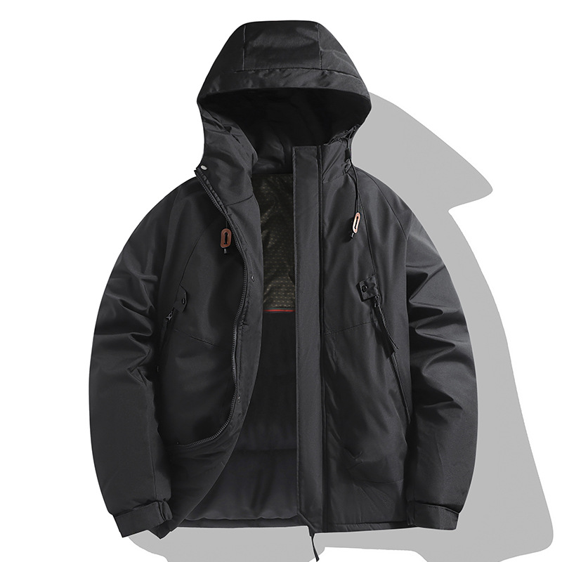 Picture of 90 Explosions Upgraded Couple's New fleece-lined Jacket Outdoor Thickened Windproof Waterproof Cotton-padded Sports Jacket Mountaineering