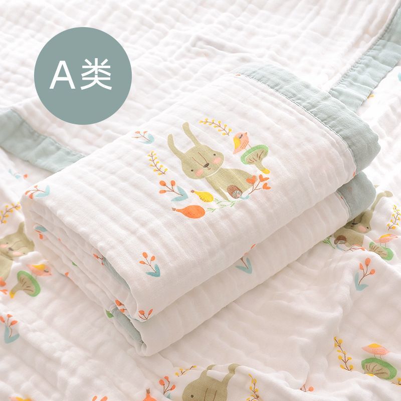 Baby Bath Towel Six-layer Pure Cotton Gauze Super Soft Absorbent Neonatal Blanket Newborn Baby Bath Towel Cover