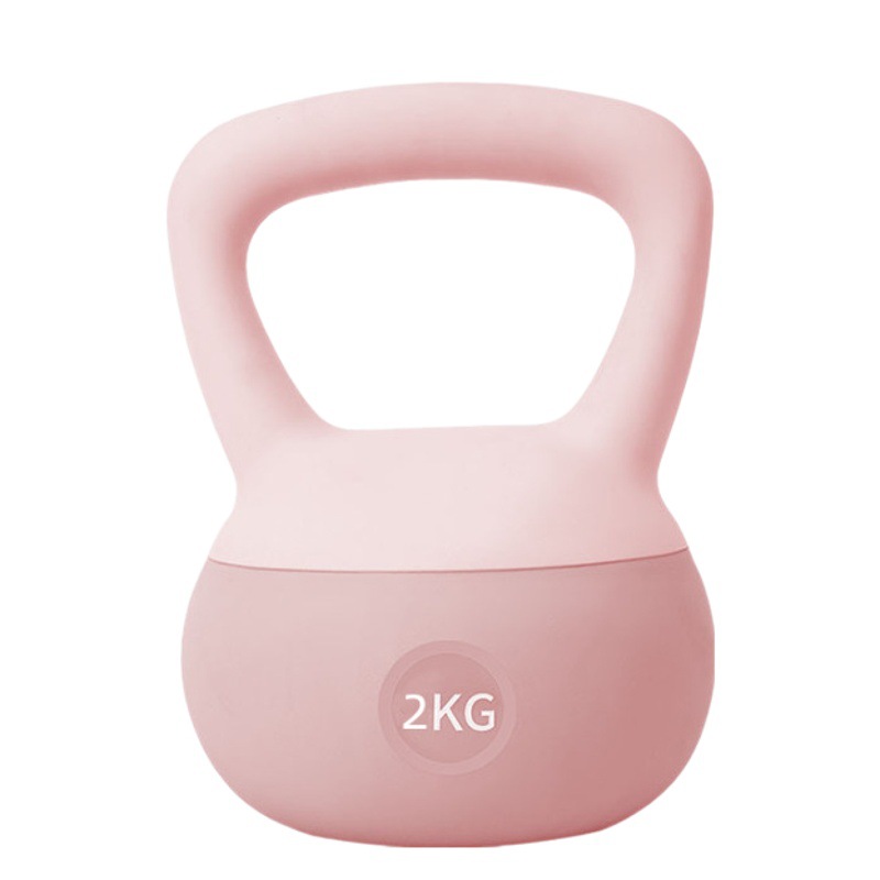 Soft kettlebell women's fitness home pot dumbbell squat hip training men's sports shaping strength training equipment