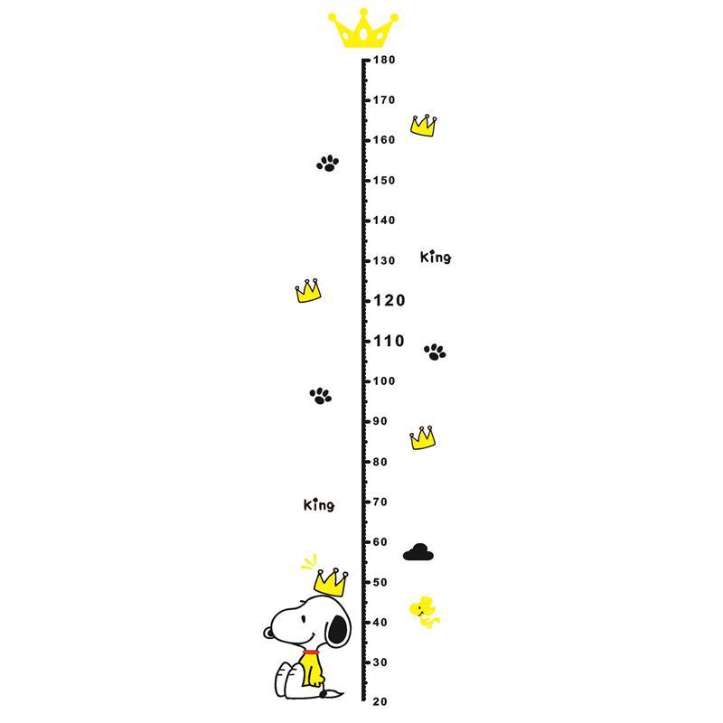 Picture of M187+M188 Snoopy Height Stickers for Kidsren's Room Height Stickers Cartoon Animation Acrylic Wall Stickers