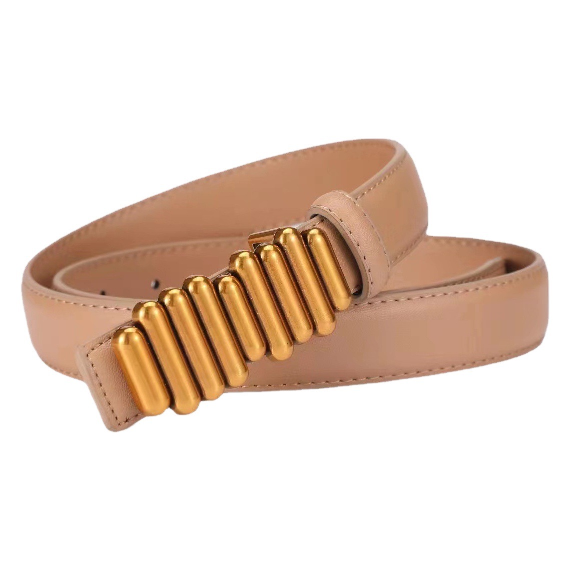 Women's Belt Decorative 2025 New Women's Belt Versatile Jeans Black Genuine Leather High-End Feel