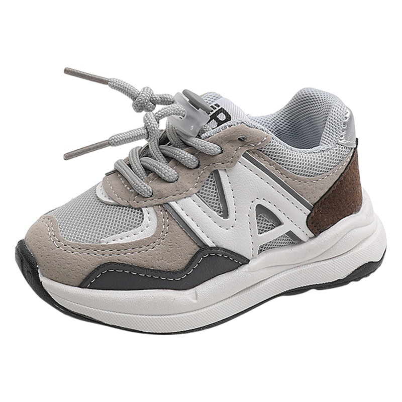 2024 Spring and Autumn New Children's Sports Shoes Boys' Mesh Shoes Casual Shoes Girls' Baby Shoes Soft Sole Running Shoes