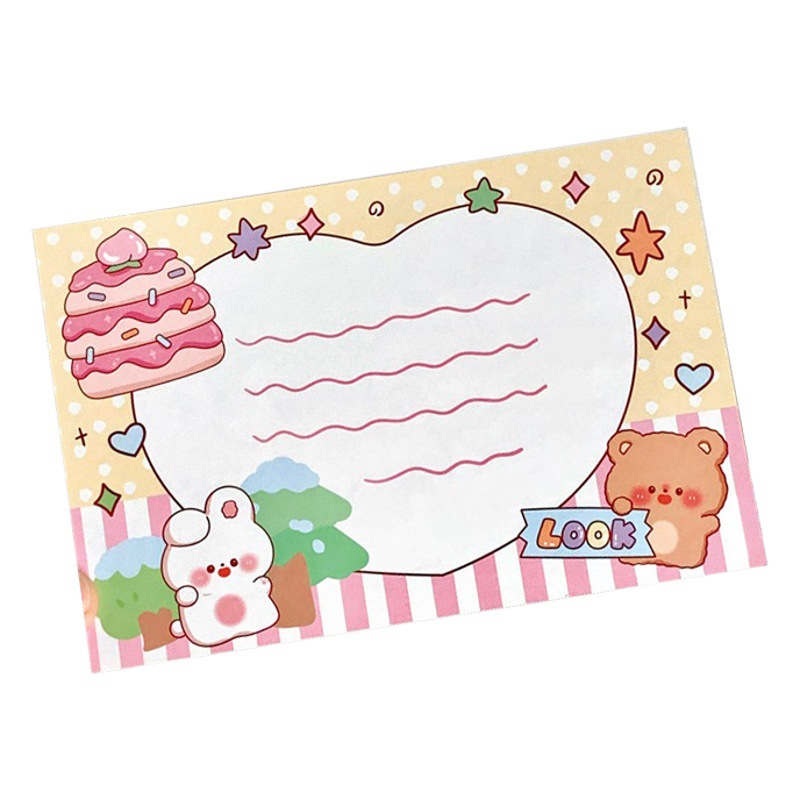 Christmas exquisite simple cartoon cute greeting card fresh creative postcard message card blessing birthday card