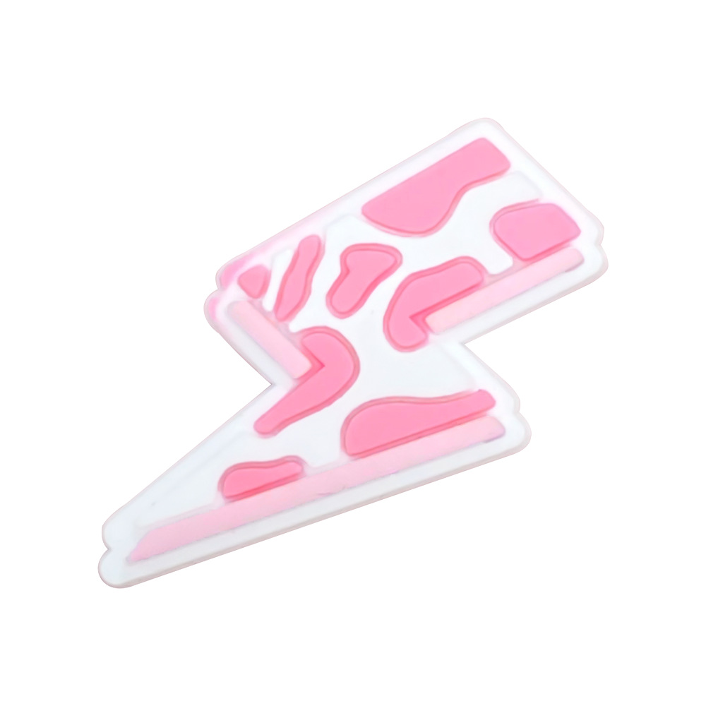 Picture of cartoon cow series hole shoes shoes flower accessories hole shoes diy accessories pvc plastic drop shoe buckle