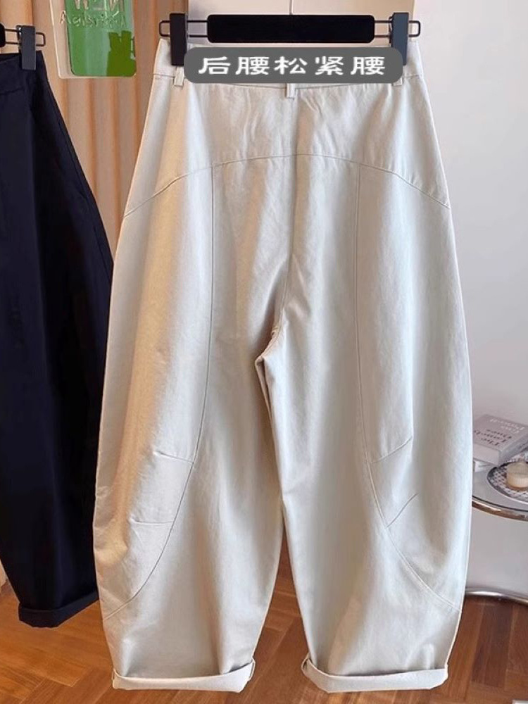 Picture of New fashion wide-leg casual scimitar pants women's 2025 autumn loose and versatile high-waisted sickle Yamamoto pants A6148