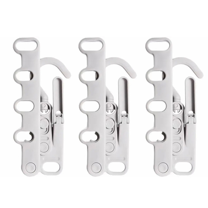 Picture of Travel Drying Rack Foldable Travel Portable Clothes Hanging Dormitory Hotel Indoor Drying Rack Foldable Five-hole Clothes