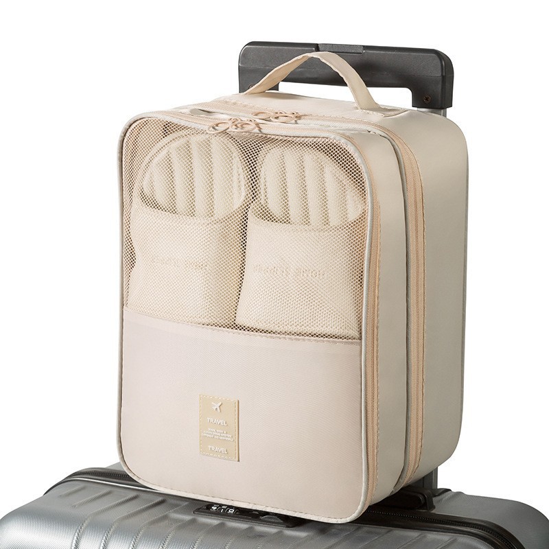 Picture of New travel storage three-layer shoe bag Oxford cloth upgrade shoe bag waterproof storage bag travel portable storage shoe bag