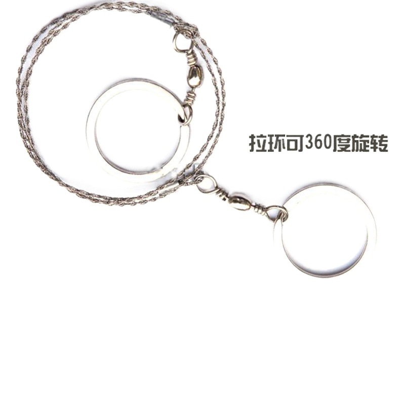 Outdoor Wire saw steel wire hand-pulled chain saw rope saw line according to the strip life saw outdoor survival equipment survival supplies