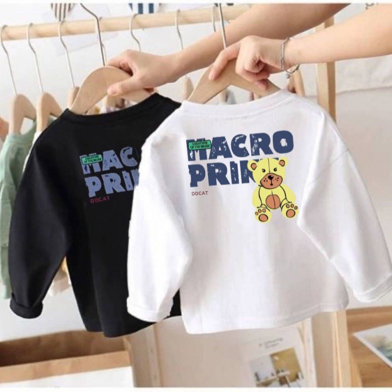 Picture of Spring and Autumn 2024 New Children's Cotton Long-sleeved T-shirt Children's Handsome Base Shirt Children's Inner Top