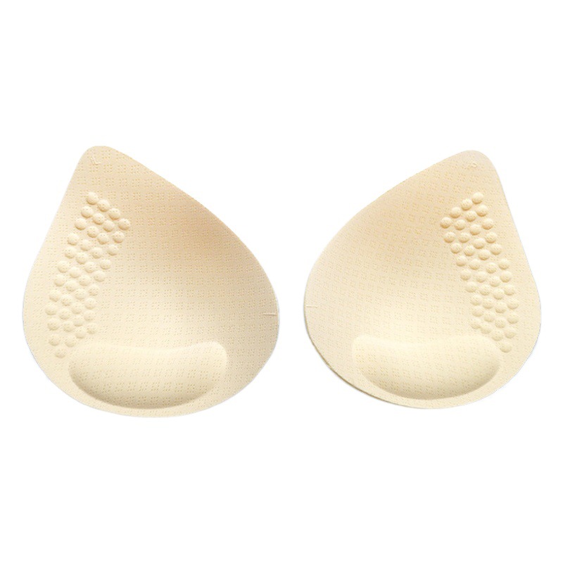 Imitation Latex Breast Pad Mold Cup Swimsuit Women's Underwear Insert Yoga Sports Bra Bra Sponge Gasket Wholesale