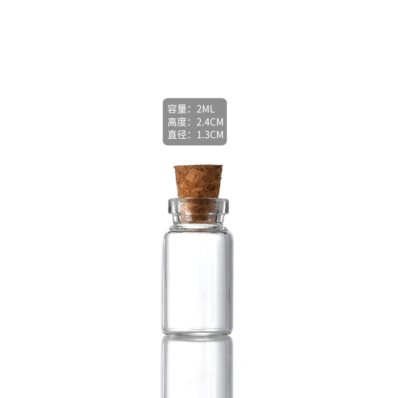 Picture of 13 Cork Stopper Glass Bottles Agarwood Incense Bottle Pill Bottle Drift Bottle Wishing Bottle Flower Tea Dispensing Bottle Candy Bottle