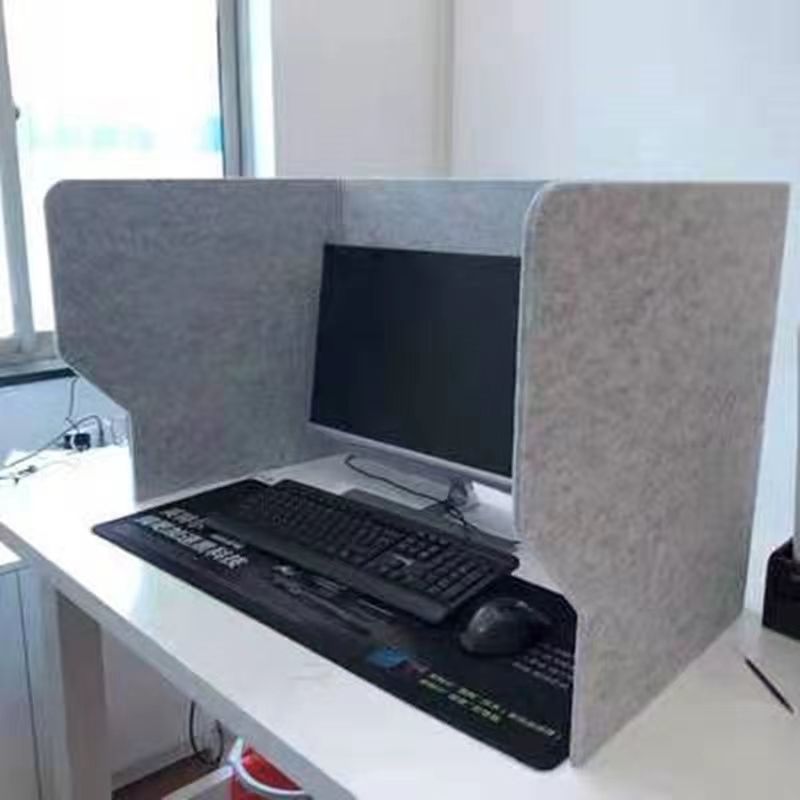 No-Punch Anti-Droplet Colorful Office Desk Screen Partition Student Desk Partition Sound-Absorbing Partition Dining Table Partition Board