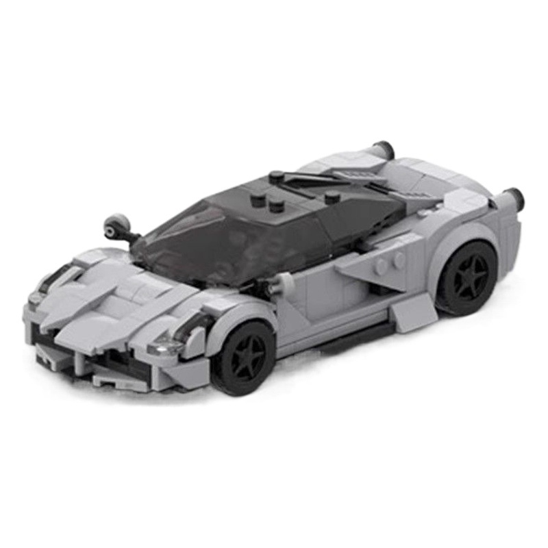 Picture of MOC blocks compatible with Lego 8-car Ferrari FXXK V2 super race car speed series Boys