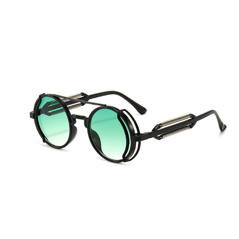 Picture of New Pc Sunglasses Steam Cyberpunk Double Spring Leg Glasses Fashion Trendy Sunglasses Cross-Border Round Manufacturer