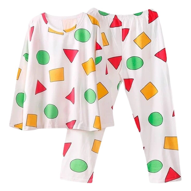 Long Sleeve Pajamas Women's Spring Autumn and Winter Plus Size Pajamas Women's Summer Korean Style Outer Wear Women's Pajamas Plus Fatty Home Suit