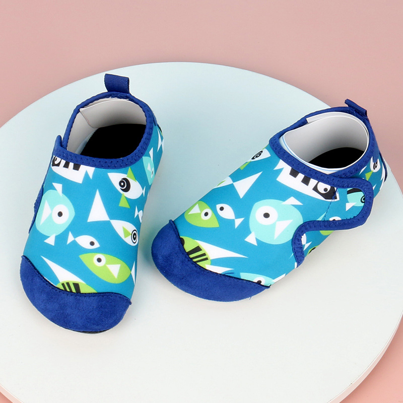 Picture of Children's water park Baby Beach socks non-slip diving shoes snorkeling socks swimming shoes drifting soft shoes wading shoes socks