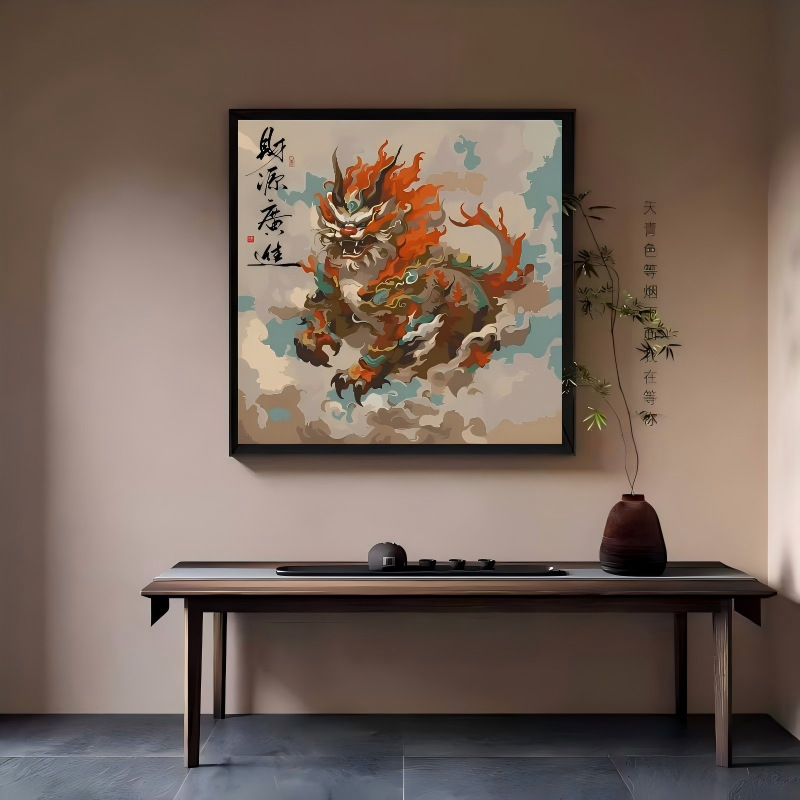 Picture of Source Manufacturer Digital Oil Painting DIY Hand-Painted Filling Paint Painting Handmade Coloring Boredom Relief Acrylic Painting Wholesale